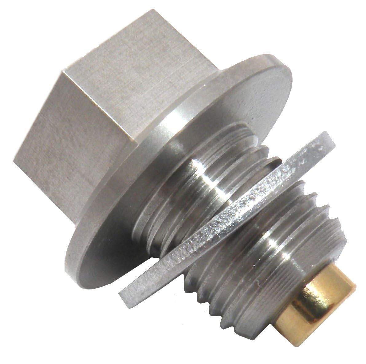 AP03 | GoldPlug | M12x1.25 | USA | Magnetic Drain Plug | Stainless