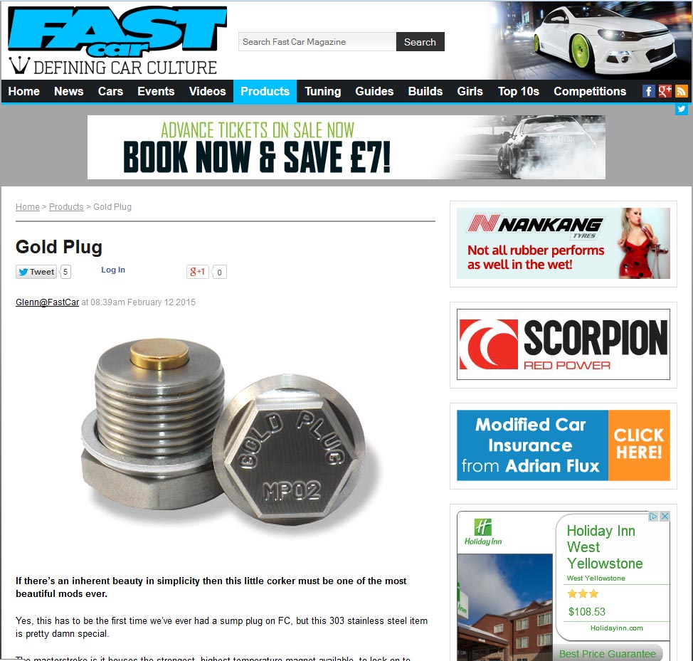 Check us out in Fast Car Magazine!