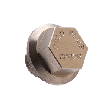 GoldPlug | M14x1.5 | AP02R | USA | Magnetic Drain Plug | Stainless | Fits All Yamaha Grizzly/Kodiak Rear Differentials | Reduced Depth | SW02 Washer Included |