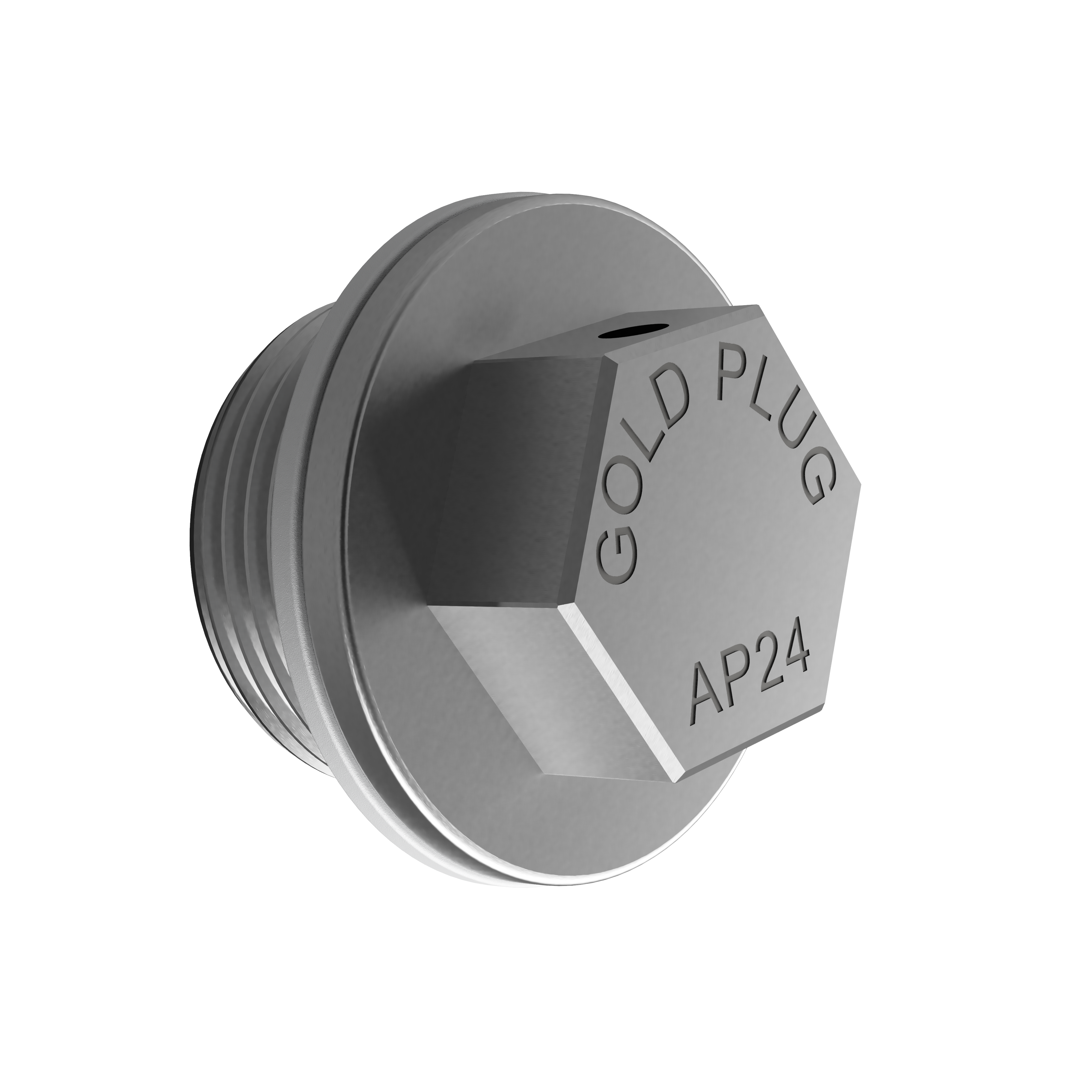 AP24 | GoldPlug | M24x1.5 | USA | Magnetic Drain Plug | Stainless | Fits All Toyota Front Differential Drain EXCLUDING Highlander 2020+  | SW24 Washer Included |