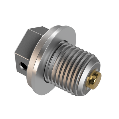 GoldPlug | M16x1.5 | GP14 | USA | Magnetic Drain Plug | Stainless | Fits all Subaru 4 Cylinder engines | SW10 Washer Included |
