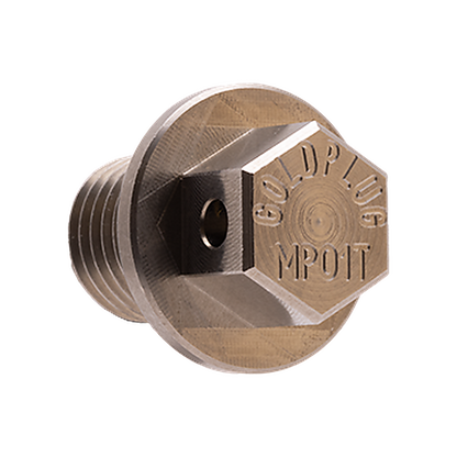 MP01T | GoldPlug | M12x1.5 | USA | Magnetic Drain Plug | Stainless | Fits All Honda Motorcycles | SW03 Washer Included |