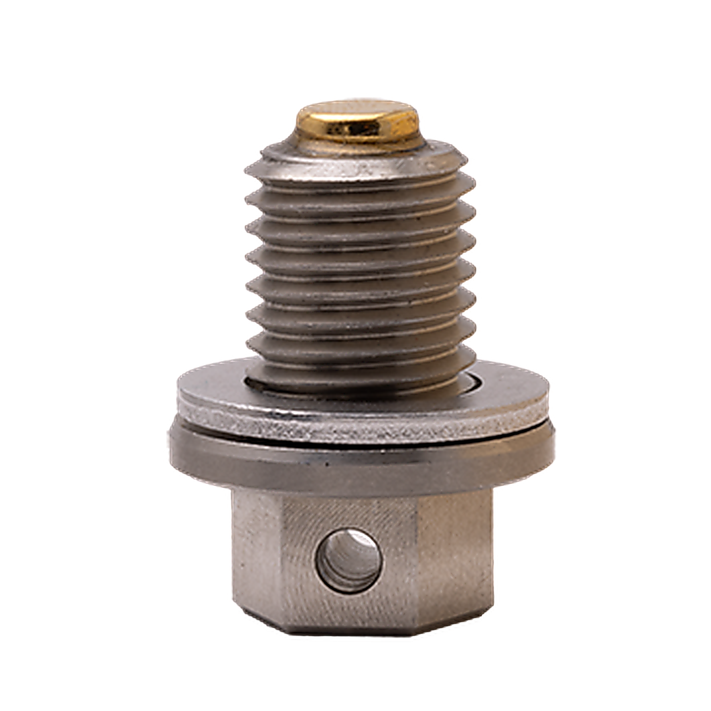 MP01T | GoldPlug | M12x1.5 | USA | Magnetic Drain Plug | Stainless | Fits All Honda Motorcycles | SW03 Washer Included |