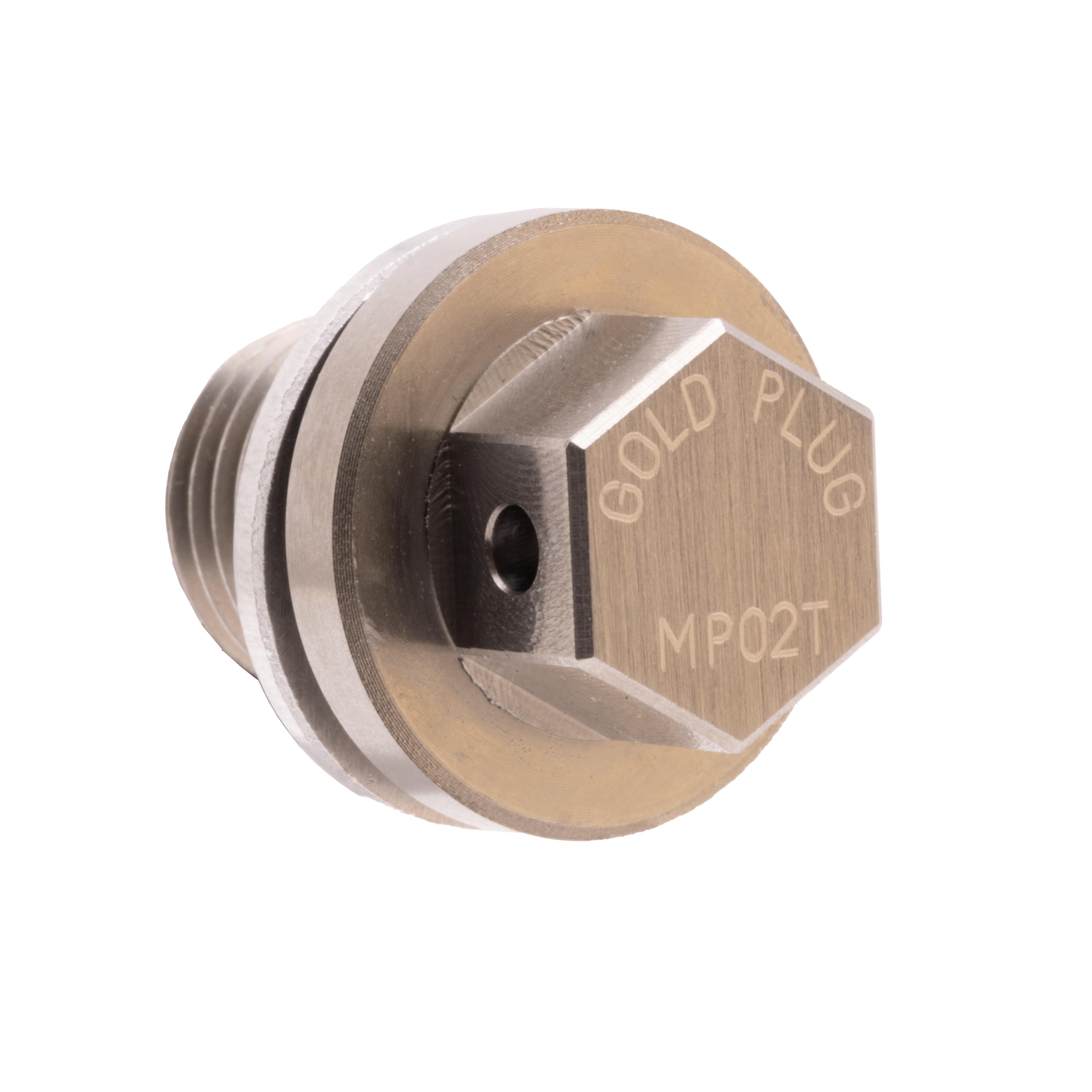 GoldPlug | M14x1.5 | MP02T | USA | Magnetic Drain Plug | Stainless | Fits all Honda, Acura, Kia | Reduced Hex Head | SW02 Washer Included |