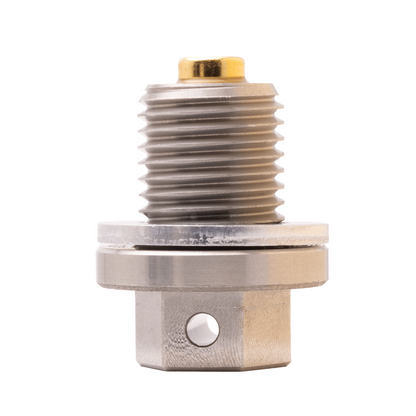 GoldPlug | M14x1.5 | MP02T | USA | Magnetic Drain Plug | Stainless | Fits all Honda, Acura, Kia | Reduced Hex Head | SW02 Washer Included |